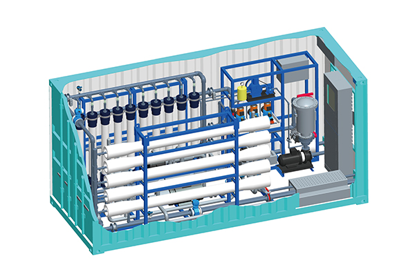 Containerized UF-RO Seawater Desalination Plant