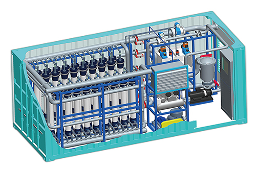 Containerized CMF Water Purification System