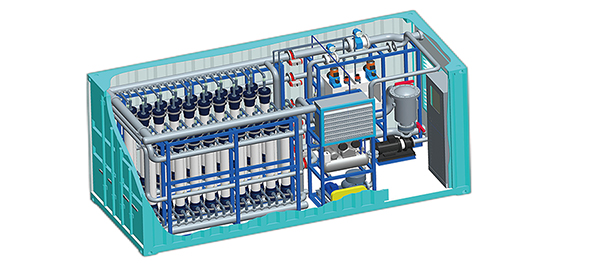Containerized CMF Water Purification System