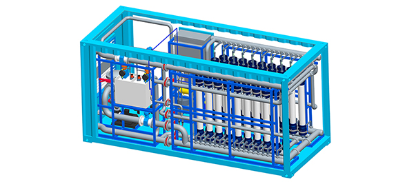 Containerized CMF Water Purification System